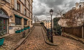 puzzle online Parížske uličky
